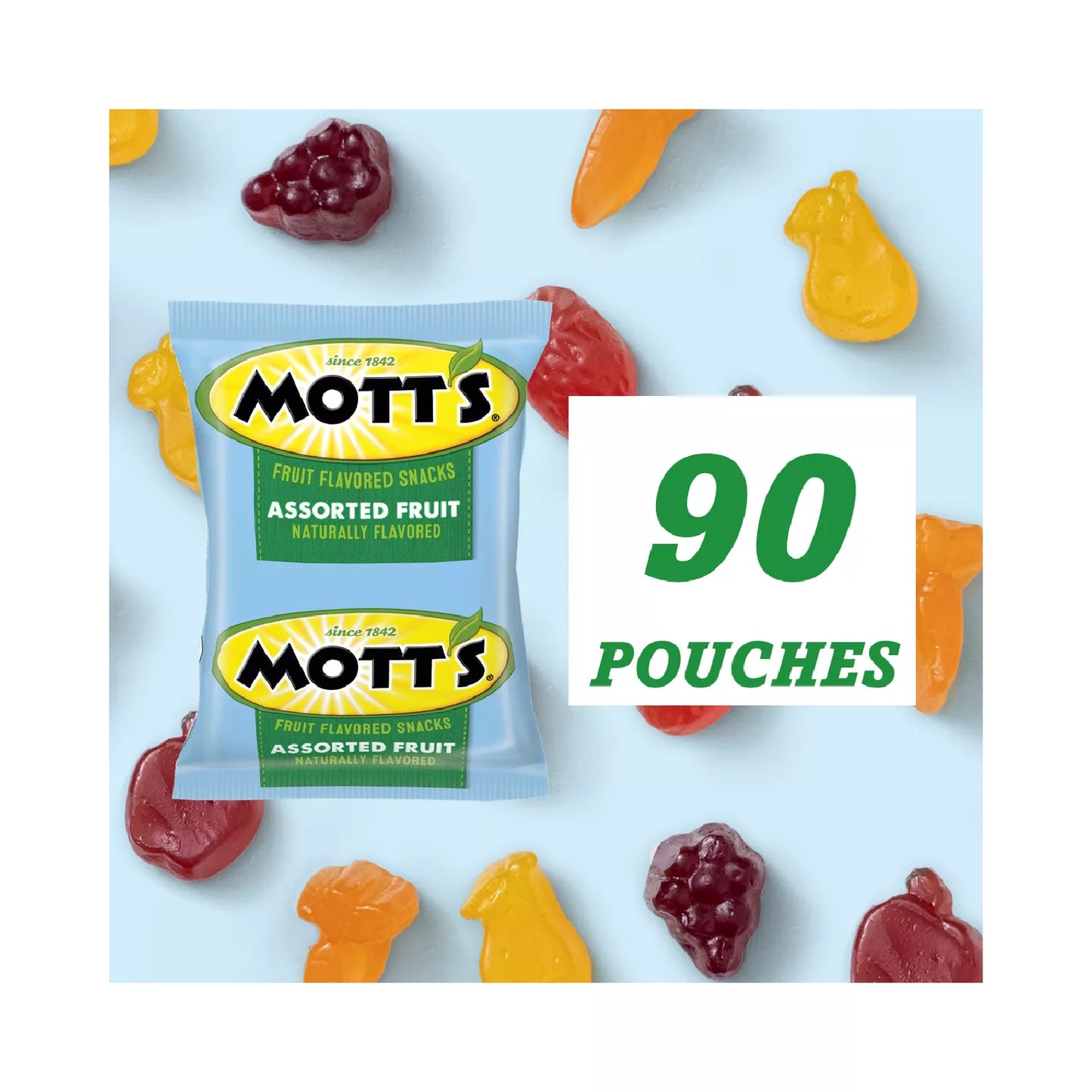 (PREORDER) Mott's Assorted Fruit Flavored Snacks, 0.8 oz., 90 pk.