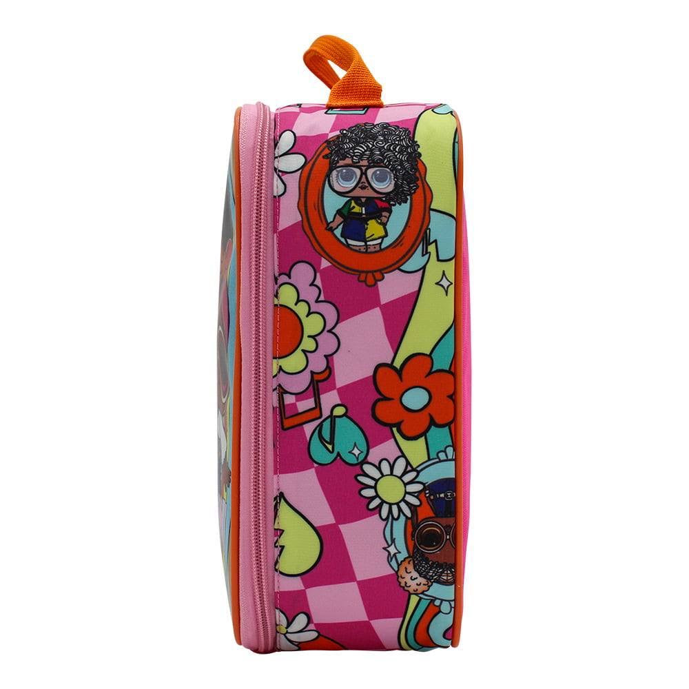 LOL Surprise Golden Hour Reusable Rectangular Lunch Bag Kit