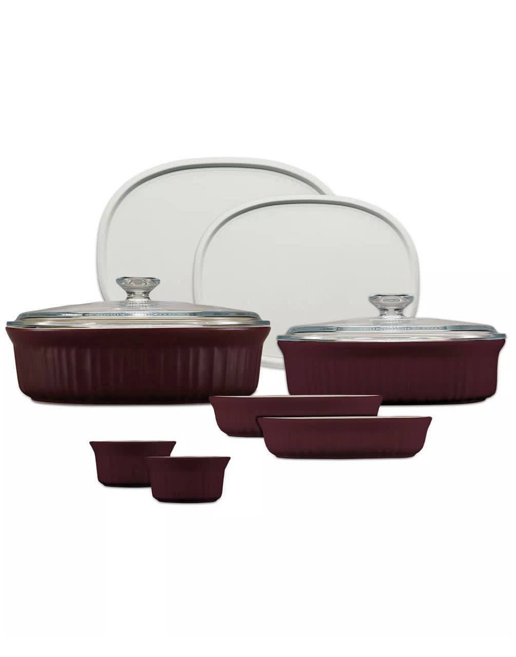 Corningware 10-Pc. French Cabernet Bakeware Set