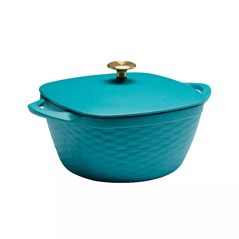 (PREORDER) Tramontina Prisma 7-qt. Enameled Cast-Iron Covered Square Dutch Oven