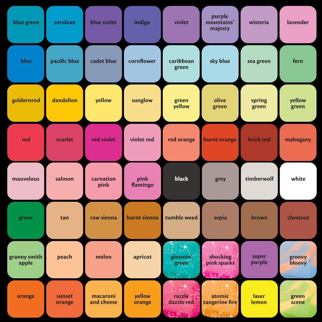 Crayola Ultimate Washable Chalk Collection (64ct), Bulk Sidewalk Chalk