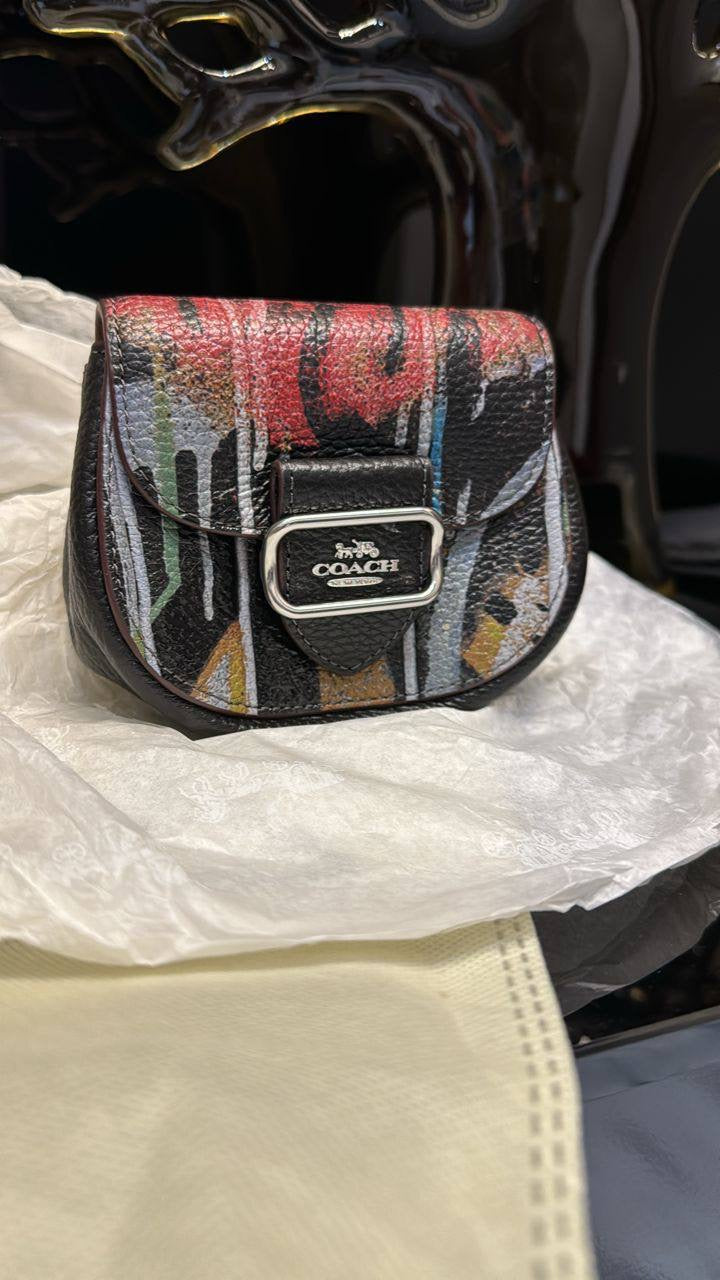 Coach X Mint + Serf Morgan Card Case On A Chain