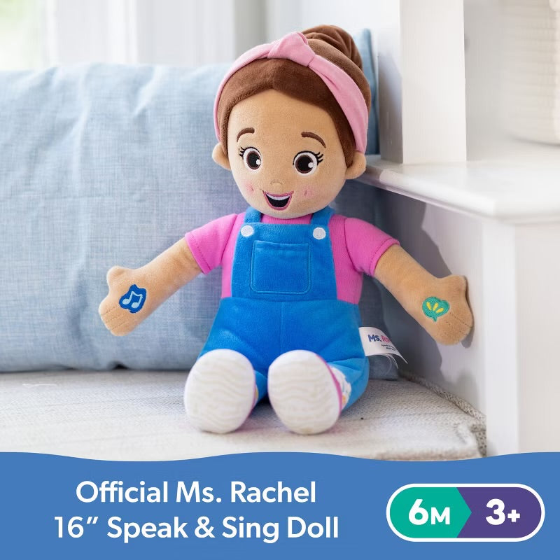 (PREORDER) Ms. Rachel Speak & Sing Doll