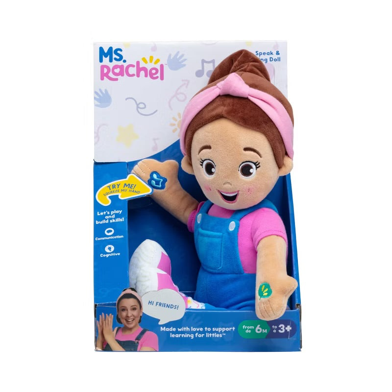 (PREORDER) Ms. Rachel Speak & Sing Doll