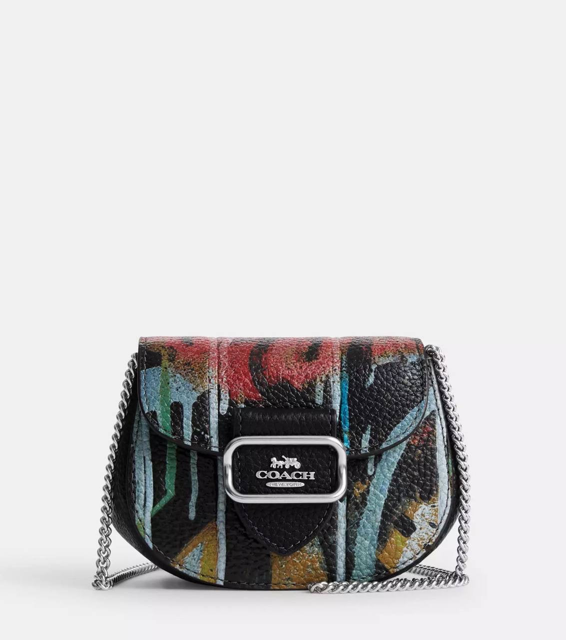 Coach X Mint + Serf Morgan Card Case On A Chain