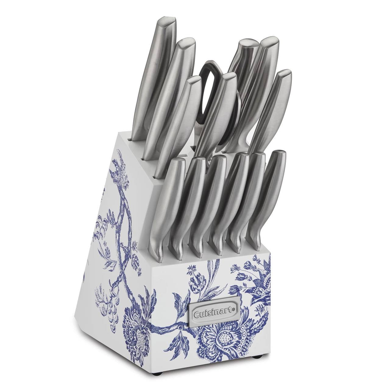 (PREORDER) Cuisinart Caskata 15 Piece German Stainless Steel Cutlery Block Set