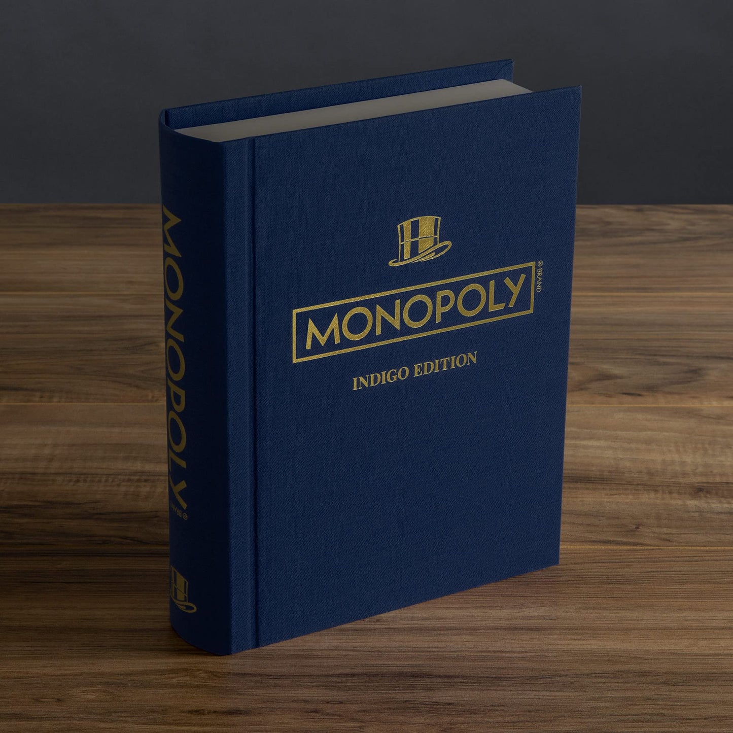 (PREORDER) WS Game Company Monopoly and Scrabble Indigo Bookshelf Game Collection