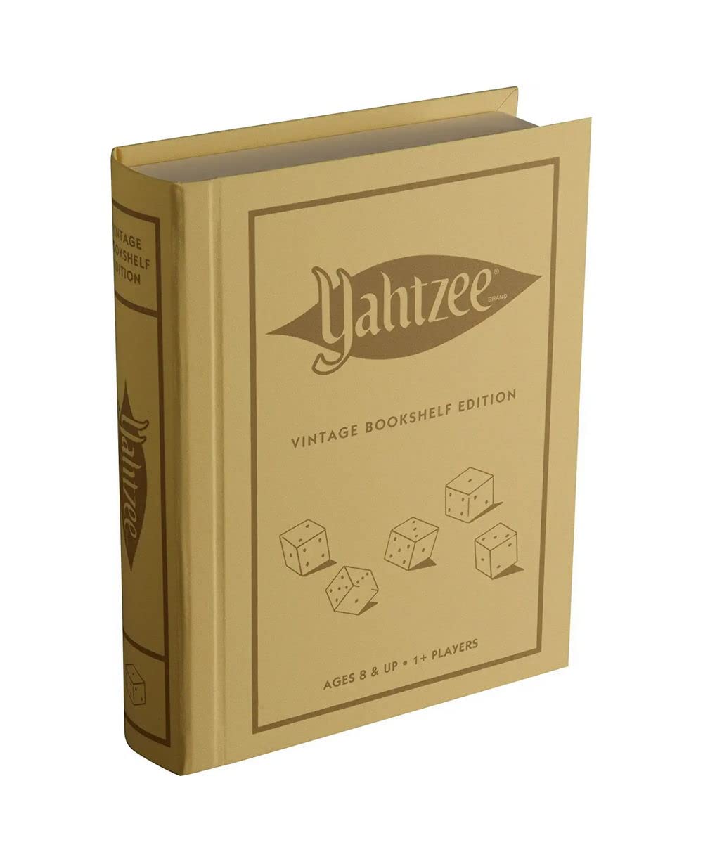 (PREORDER) WS Game Company Yahtzee Vintage Bookshelf Edition