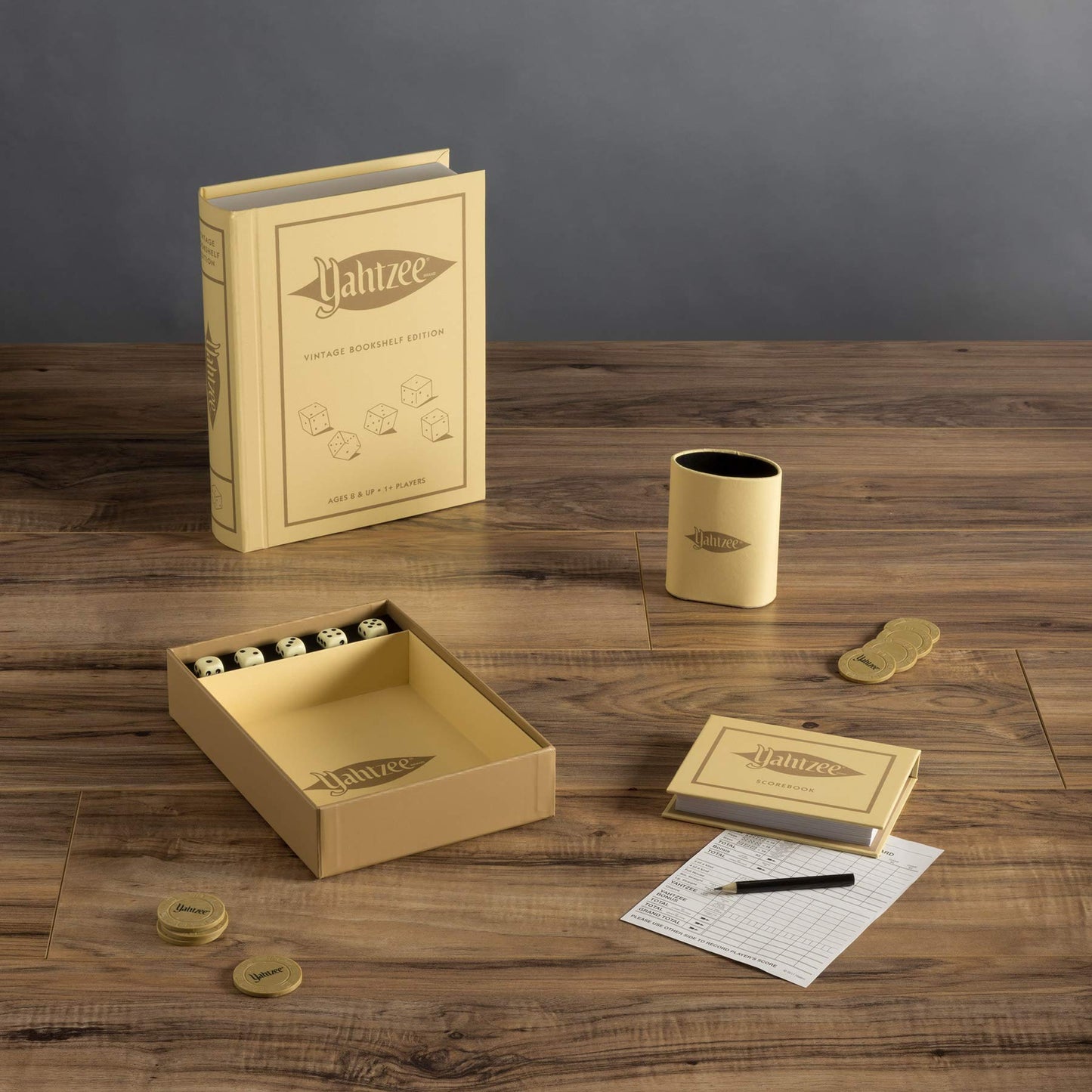 (PREORDER) WS Game Company Yahtzee Vintage Bookshelf Edition