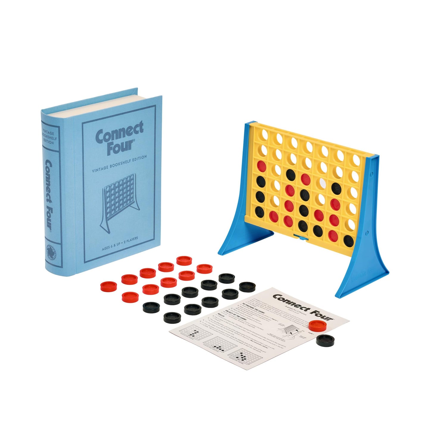 (PREORDER) WS Game Company Connect Four Vintage Bookshelf Edition