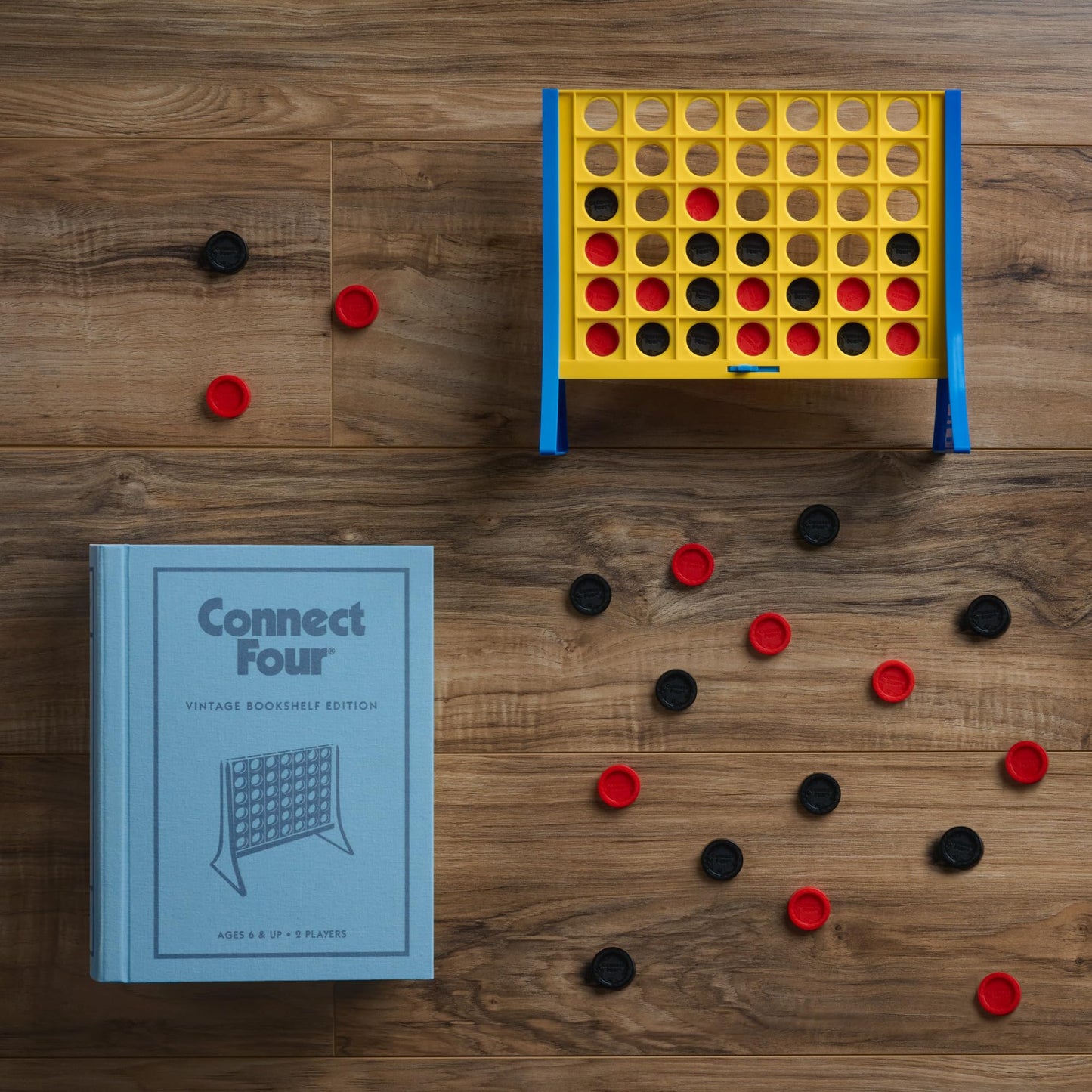 (PREORDER) WS Game Company Connect Four Vintage Bookshelf Edition