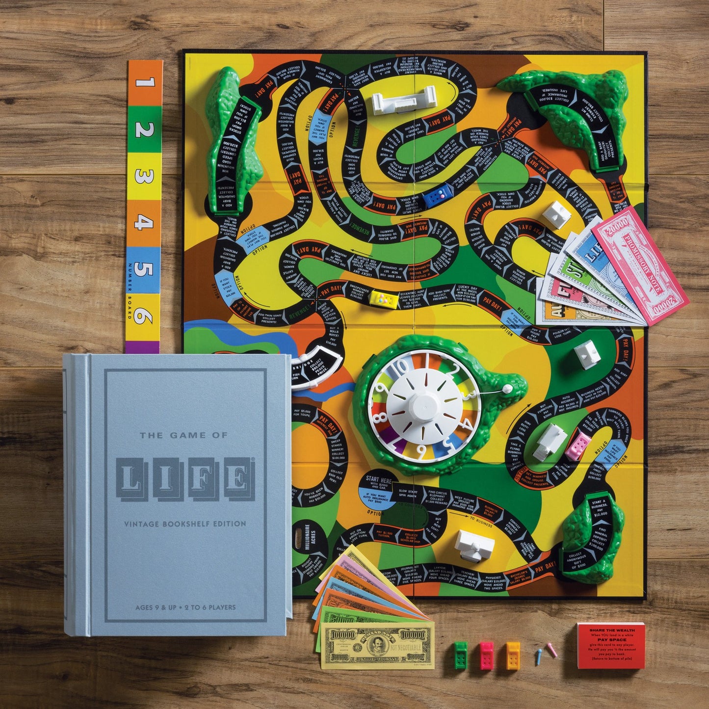 (PREORDER) WS Game Company The Game of Life Vintage Bookshelf Edition