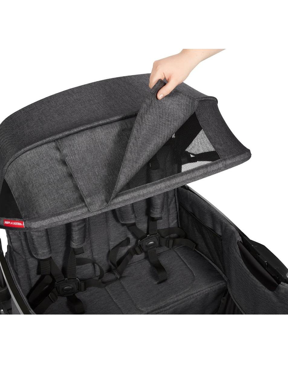 (PREORDER) Radio Flyer VOYA Quad Stroller Wagon - Premium 4-Kid Stroller Wagon