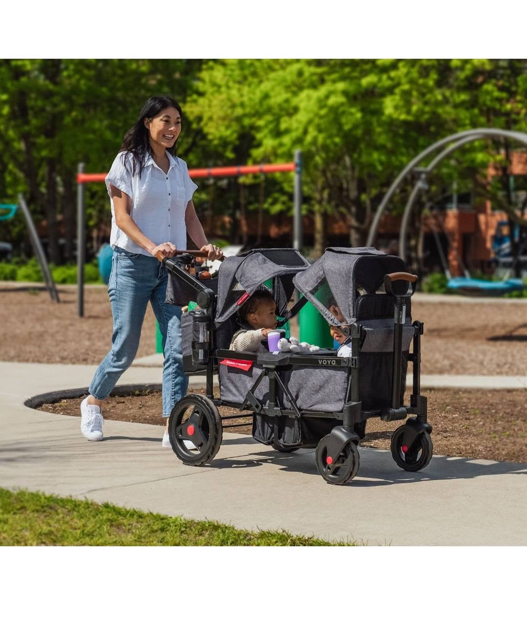 (PREORDER) Radio Flyer VOYA Stroller Wagon - Premium 2-Kid Stroller Wagon