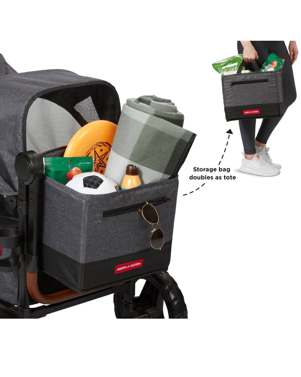 (PREORDER) Radio Flyer VOYA Stroller Wagon - Premium 2-Kid Stroller Wagon