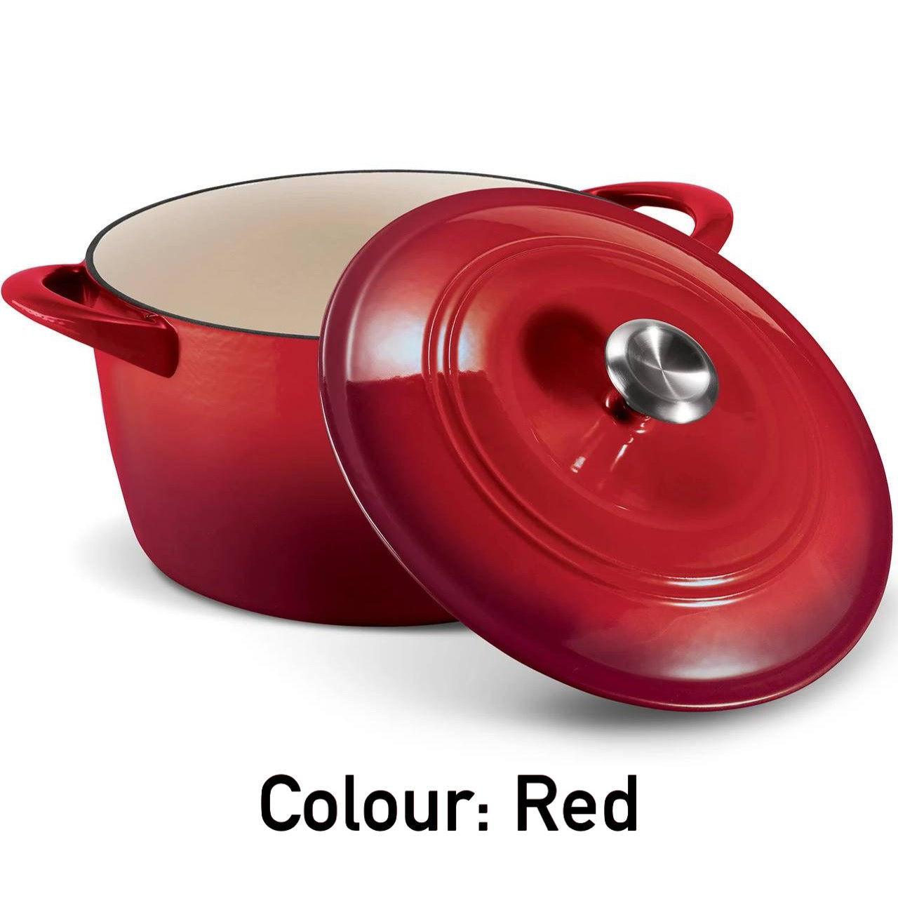 (PREORDER) Tramontina Enameled Cast Iron 7-Quart Covered Round Dutch Oven