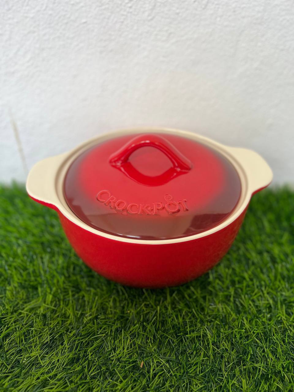 Crock-Pot 2.3 Qt.Stoneware Round Casserole with Lid