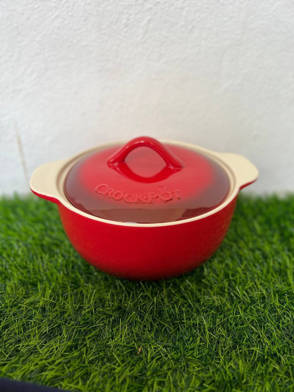 Crock-Pot 2.3 Qt.Stoneware Round Casserole with Lid