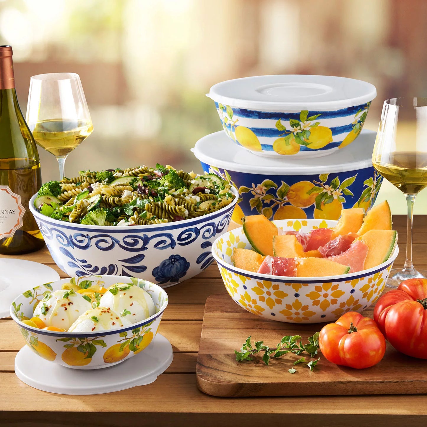 Member's Mark Bamboo Melamine 10-Piece Mixing Bowl Set