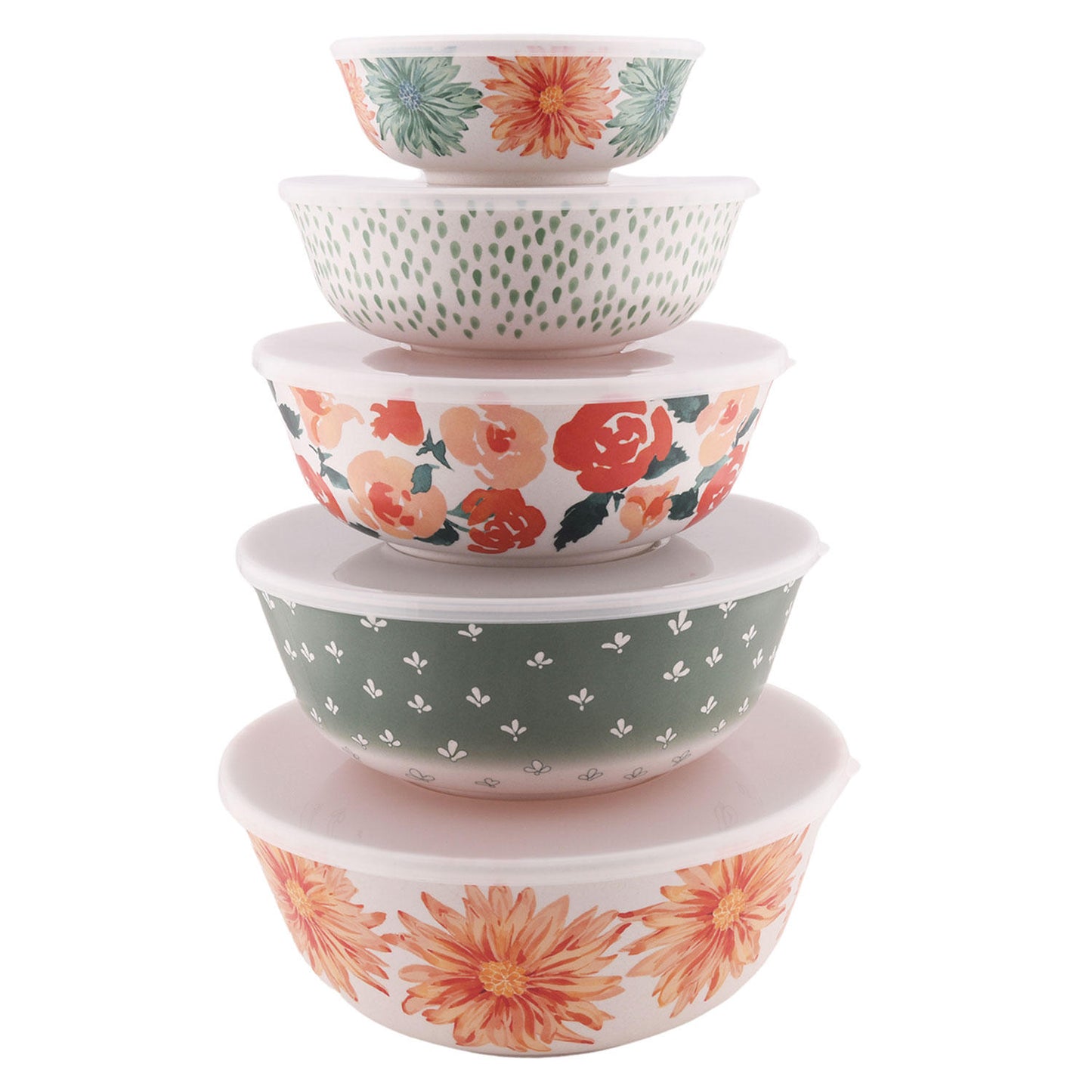 Member's Mark Bamboo Melamine 10-Piece Mixing Bowl Set