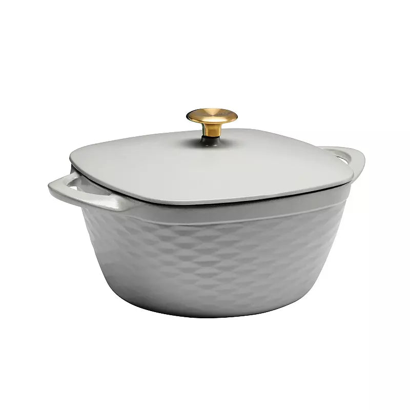 (PREORDER) Tramontina Prisma 7-qt. Enameled Cast-Iron Covered Square Dutch Oven