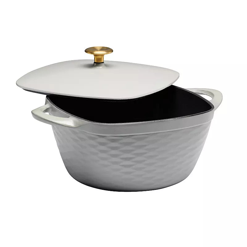 (PREORDER) Tramontina Prisma 7-qt. Enameled Cast-Iron Covered Square Dutch Oven