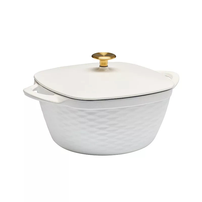(PREORDER) Tramontina Prisma 7-qt. Enameled Cast-Iron Covered Square Dutch Oven
